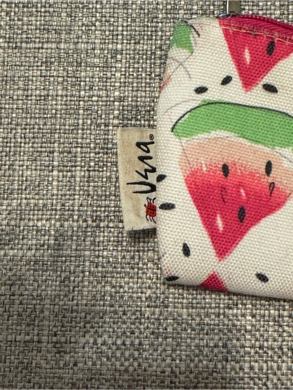 Vintage Vera Bradley for Clinique Floral and Watermelon Zip Pouch Set